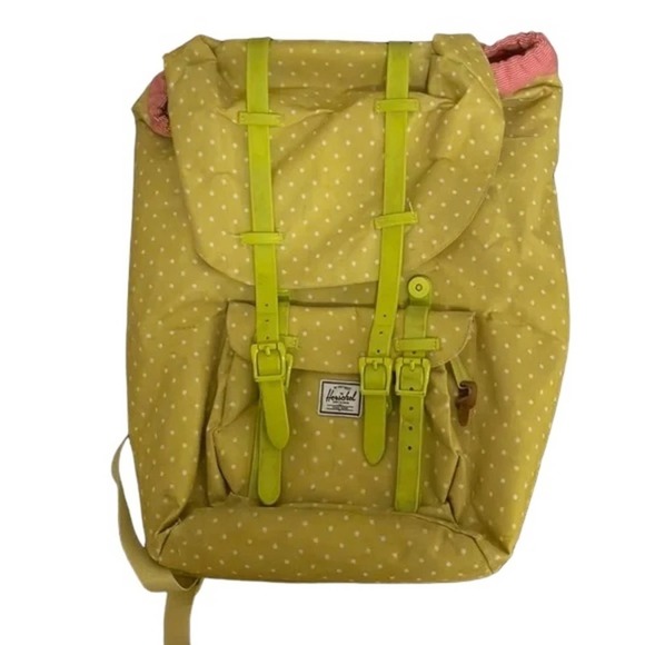 Herschel Supply Company Yellow Polka Dot Backpack - Picture 12 of 13